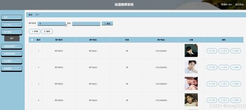 基于Java Vue的計(jì)算機(jī)畢設(shè) 動(dòng)漫推薦系統(tǒng)的系統(tǒng)集成設(shè)計(jì)與實(shí)現(xiàn)
